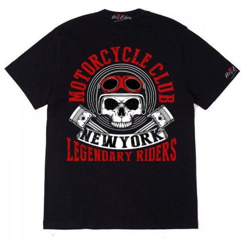 T-shirt Mr Biker Nera / Motorcycle club